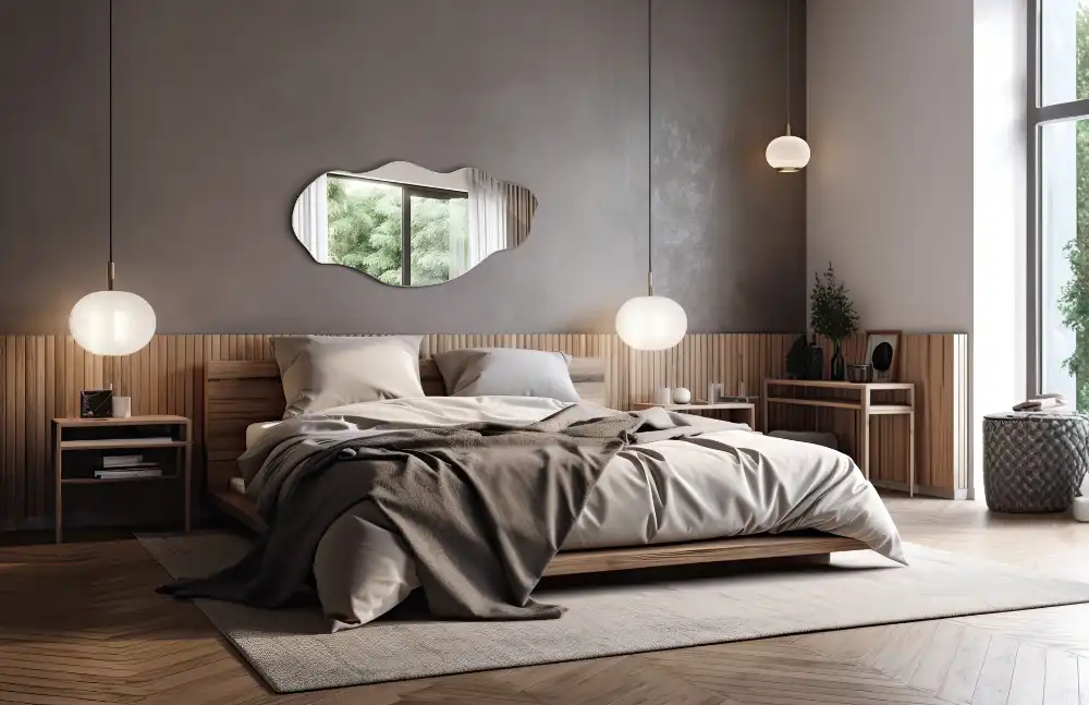 Dekorativno ogledalo nepravilne oblike