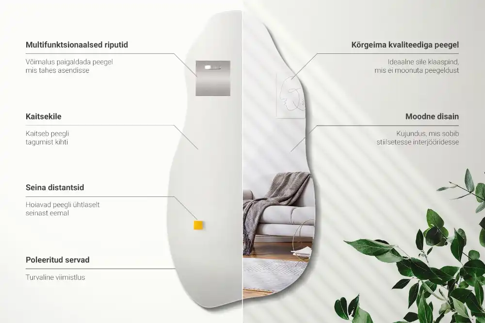 Unikatno asimetrično ogledalo modernо