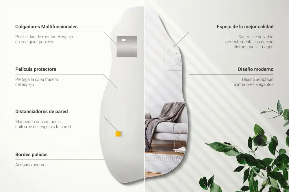 Unikatno asimetrično ogledalo modernо