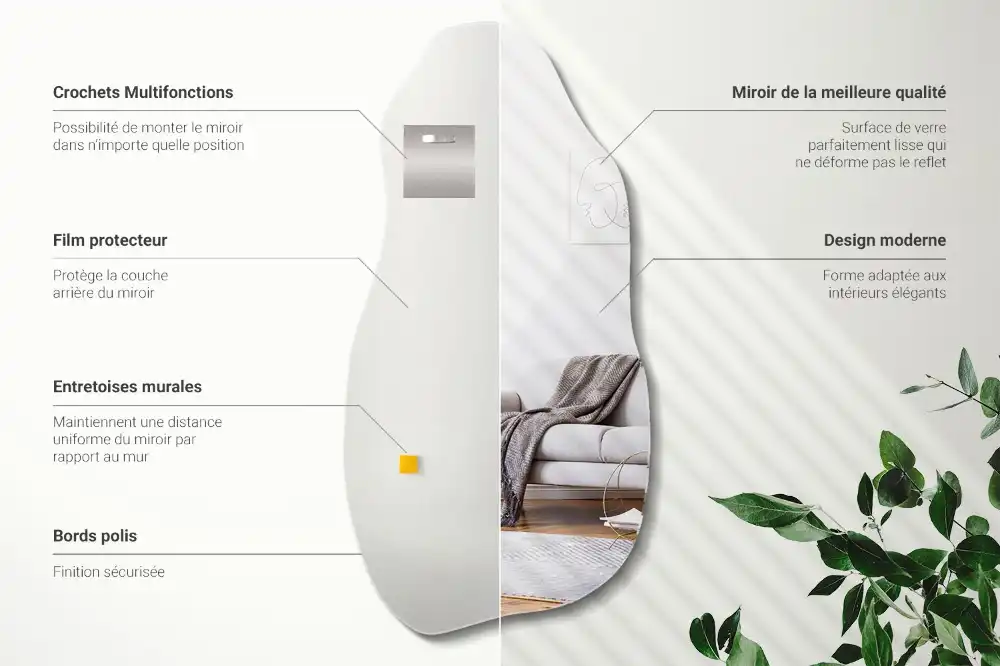 Unikatno asimetrično ogledalo modernо