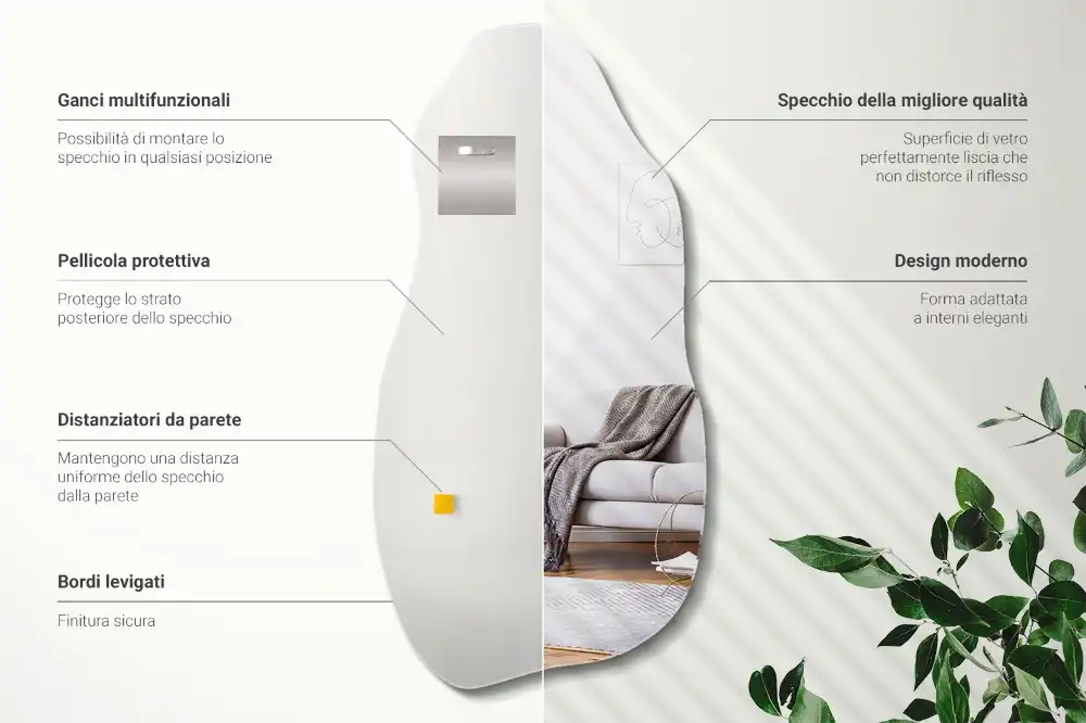 Unikatno asimetrično ogledalo modernо