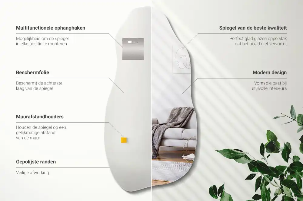 Unikatno asimetrično ogledalo modernо