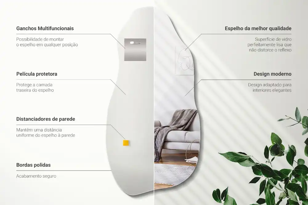 Unikatno asimetrično ogledalo modernо