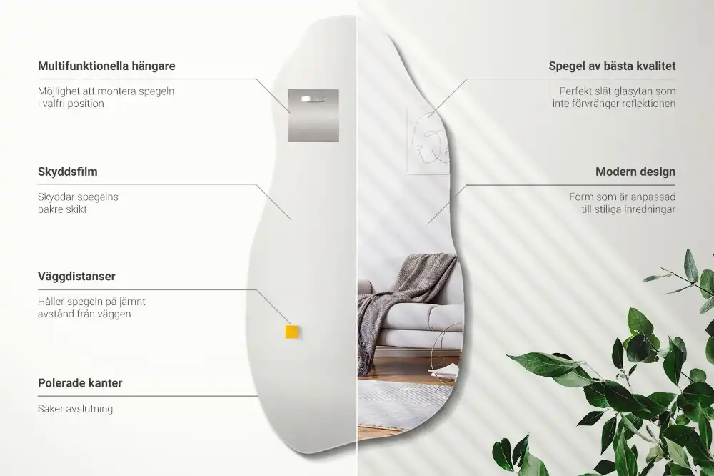 Unikatno asimetrično ogledalo modernо