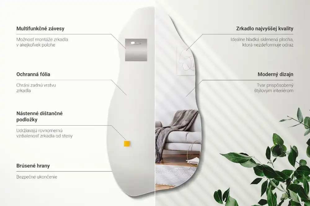 Unikatno asimetrično ogledalo modernо