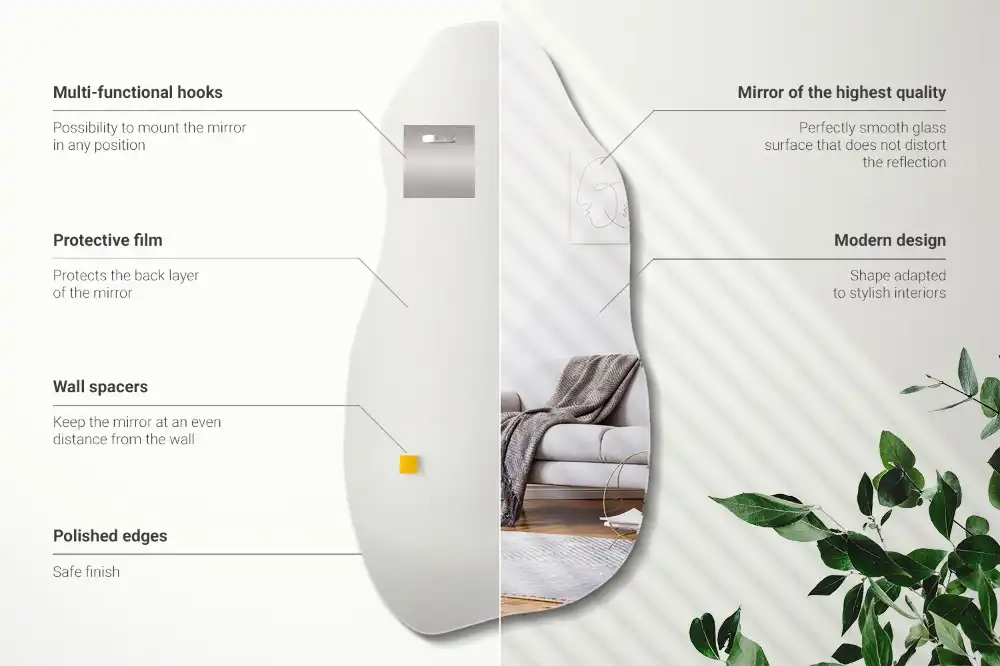 Unikatno asimetrično ogledalo modernо