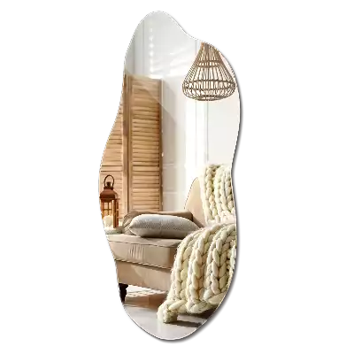 Ogledalo organske oblike privlačen dodatek