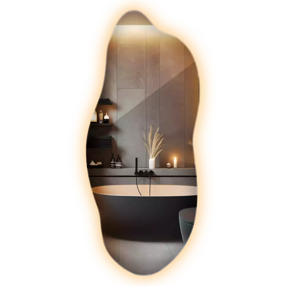 Subtilno ogledalo z led osvetlitvijo