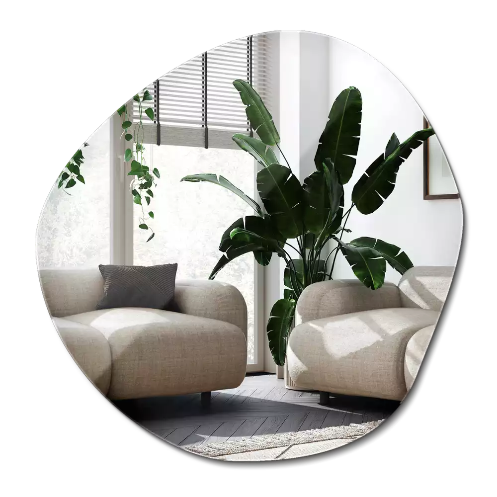 Dekorativno ogledalo v obliki oblačka