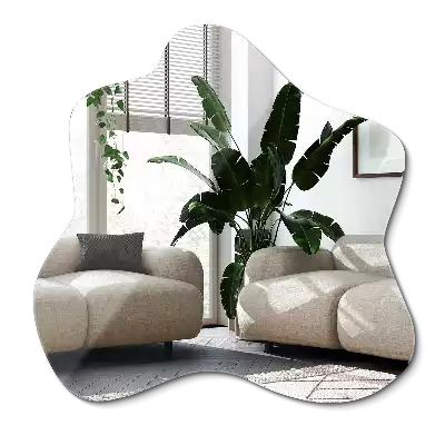 Asimetrično ogledalo v obliki packe