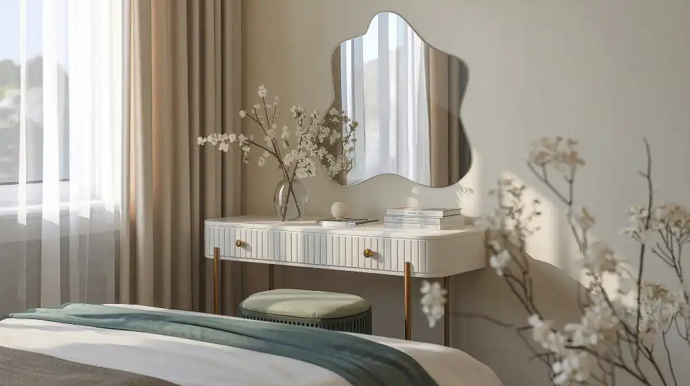 Asimetrično ogledalo v obliki packe