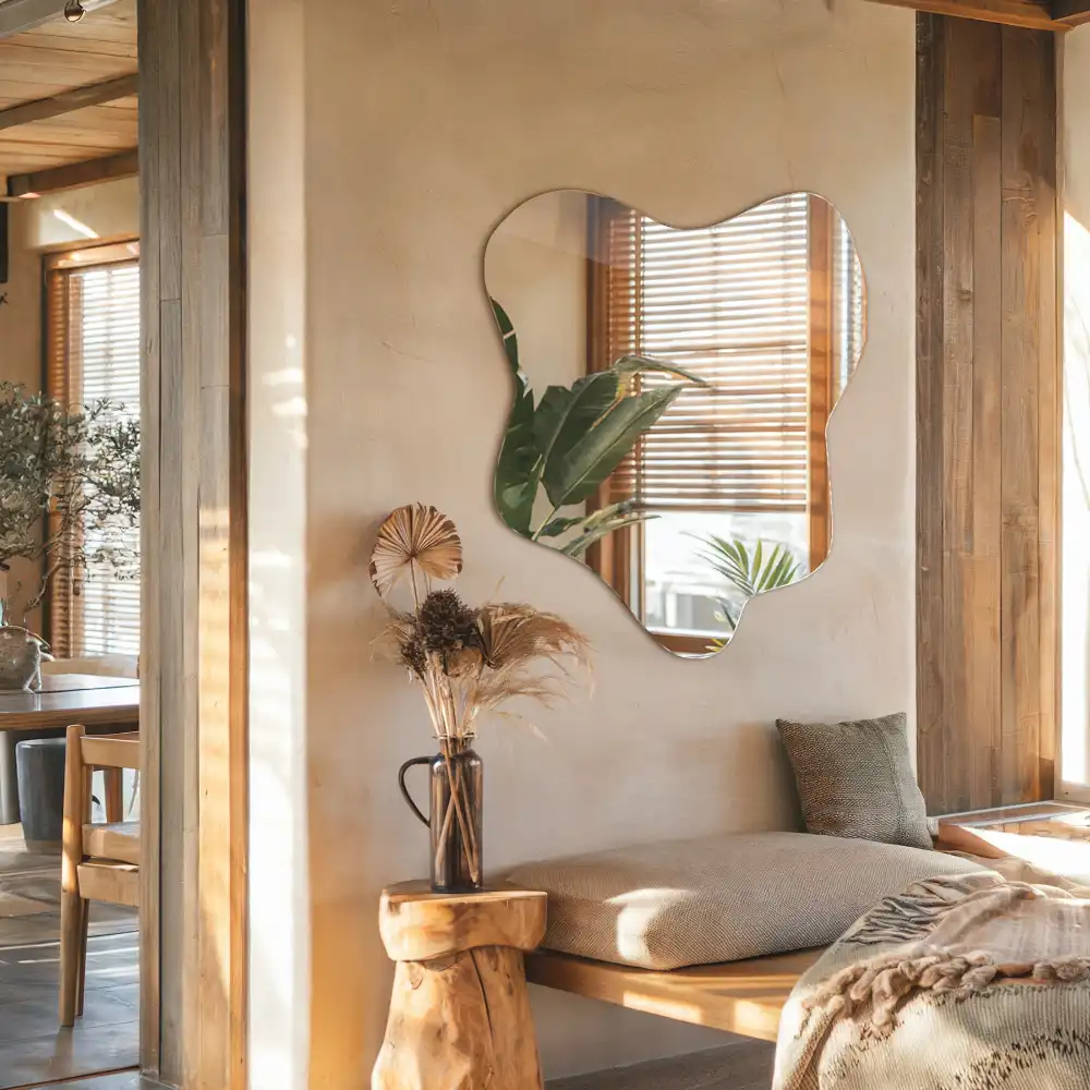 Asimetrično ogledalo v obliki packe