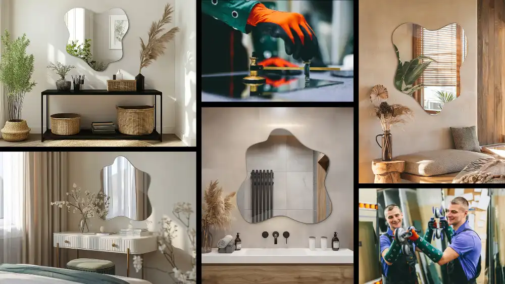 Asimetrično ogledalo v obliki packe