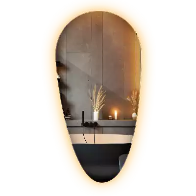 LED ogledalo v obliki kapljice