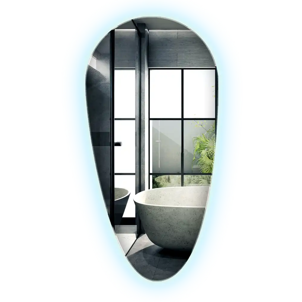 LED ogledalo v obliki kapljice