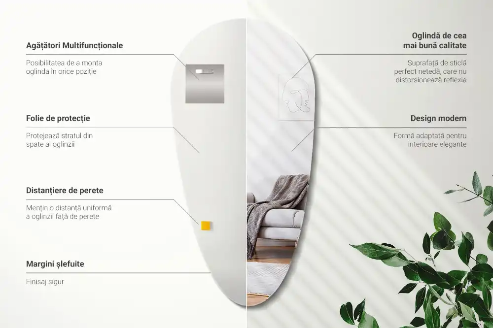 Ogledalo v obliki kapljice