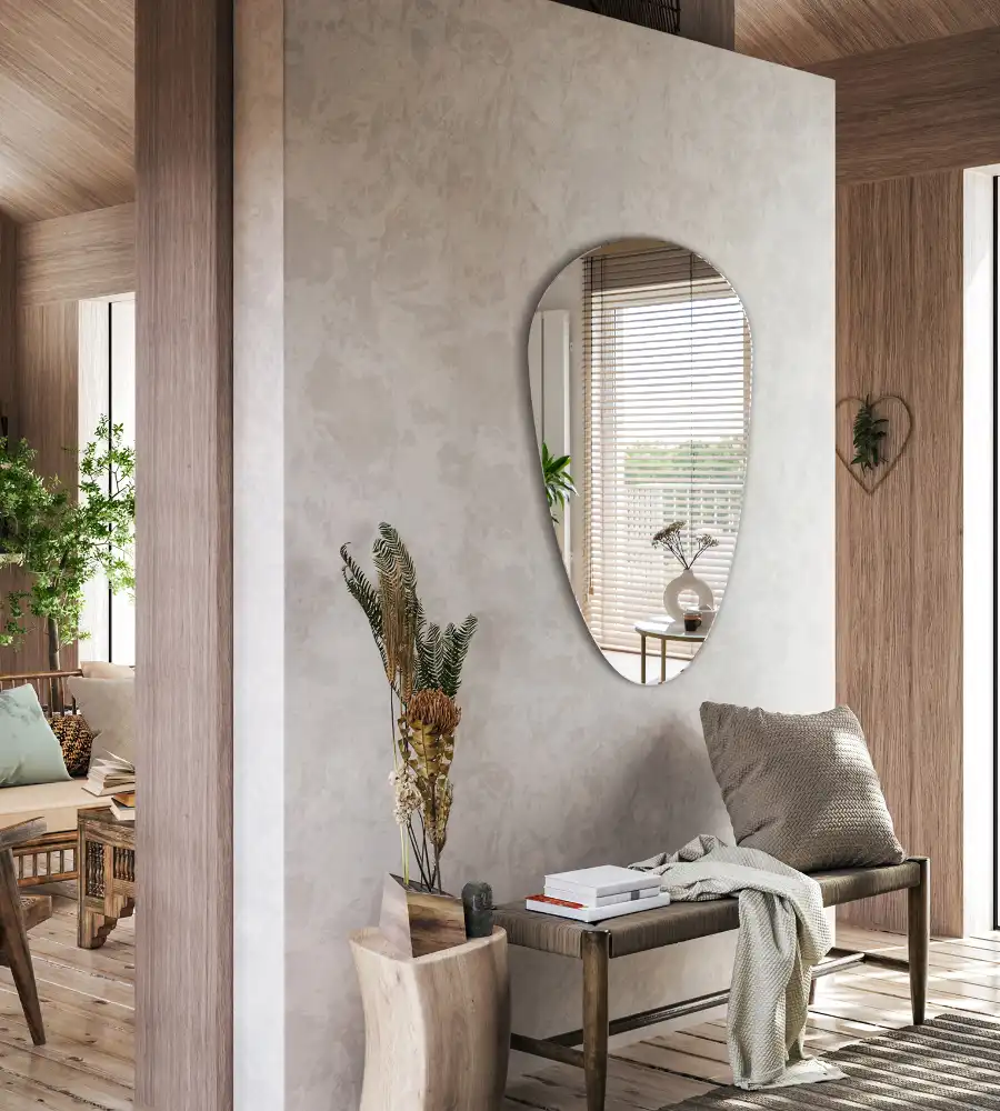 Ogledalo v obliki kapljice