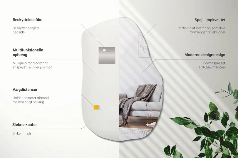 Nepravilno ogledalo moden poudarek