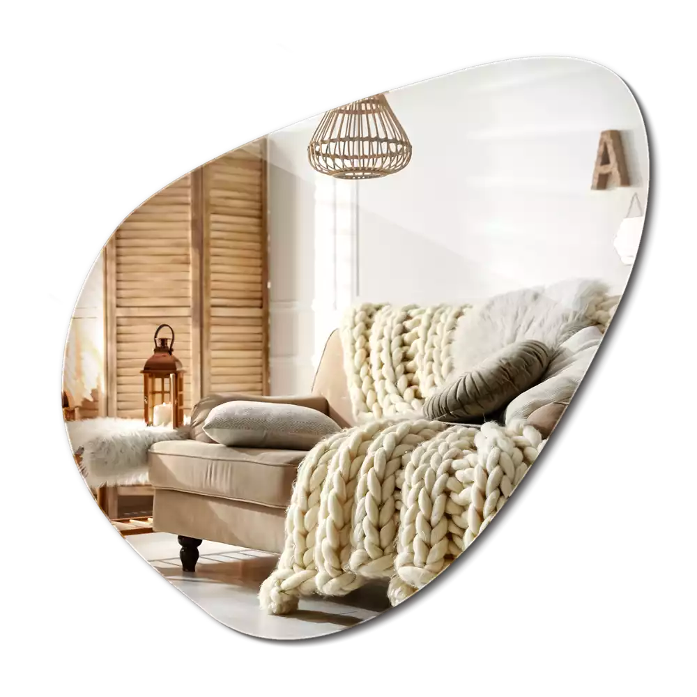 Asimetrično ogledalo brez okvirja