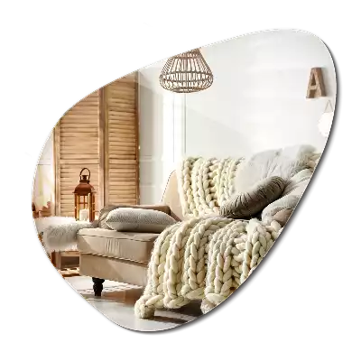 Asimetrično ogledalo brez okvirja