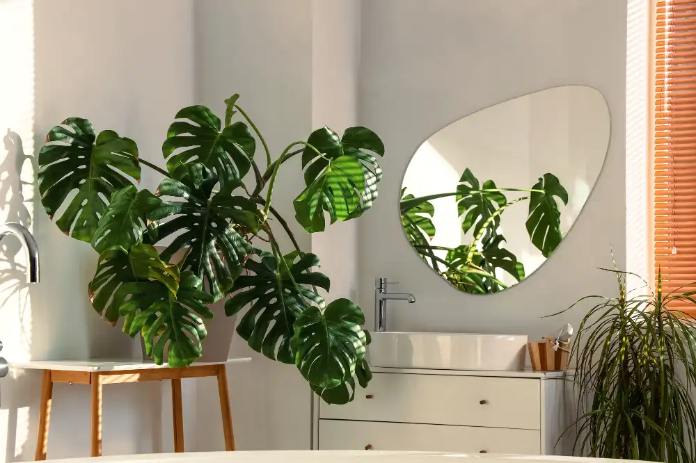 Asimetrično ogledalo brez okvirja