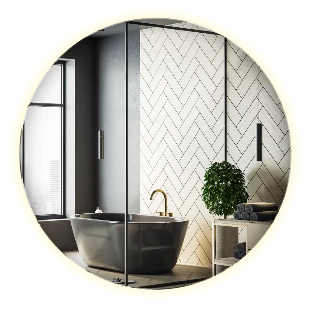 Okroglo ogledalo z LED osvetlitvijo