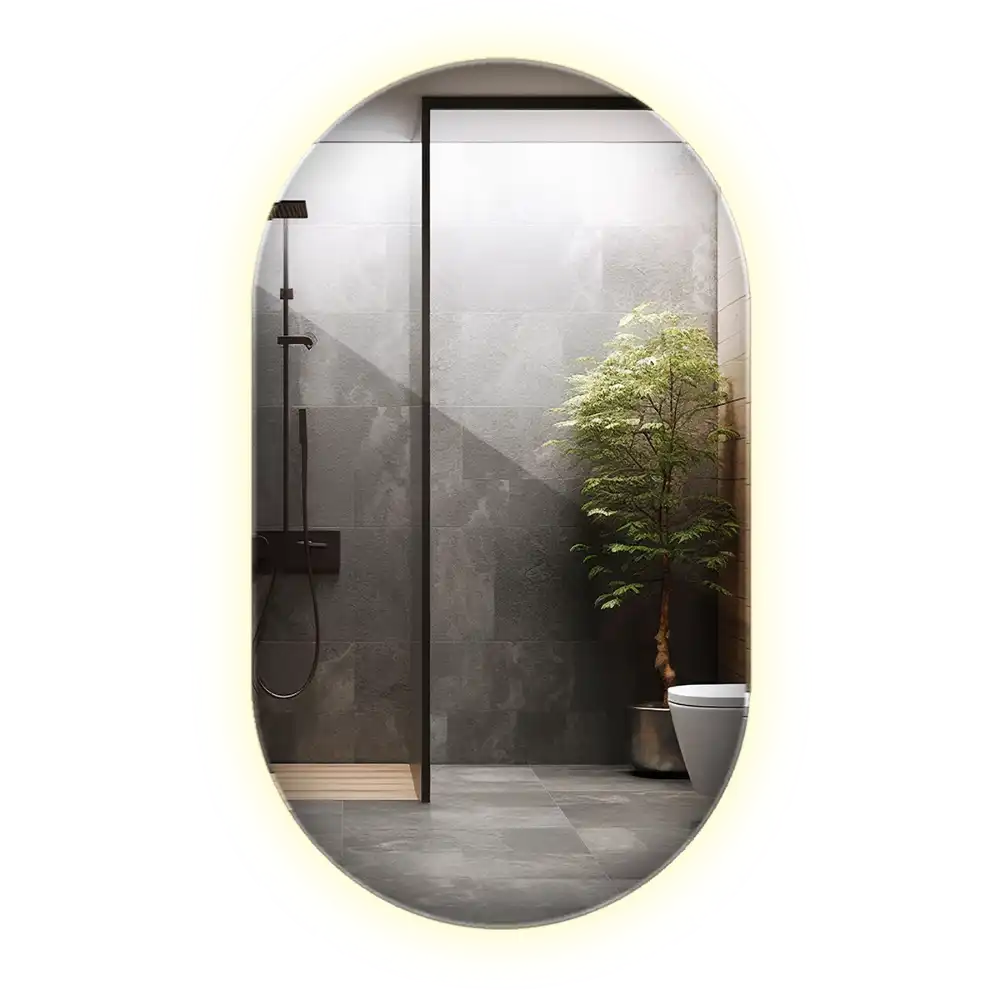 Ovalno ogledalo z led osvetlitvijo