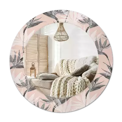 Okroglo okrasno ogledalo Strelitzija