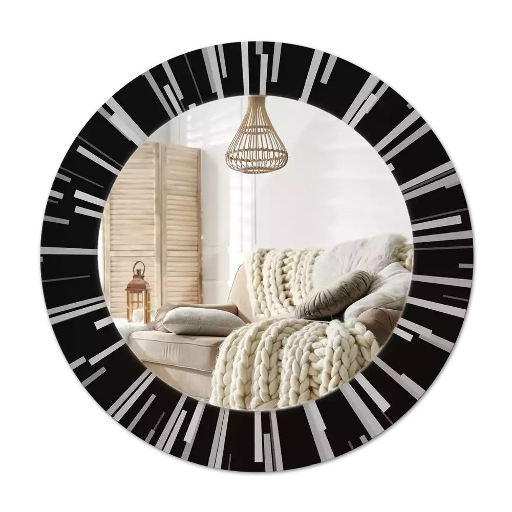 Okroglo stensko okrasno ogledalo Sevalna sestava