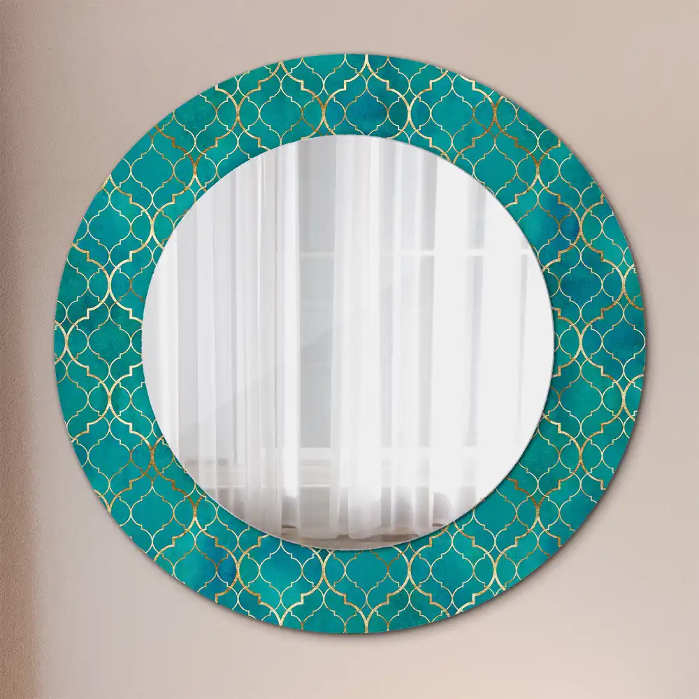 Okroglo okrasno ogledalo Barvna sestava