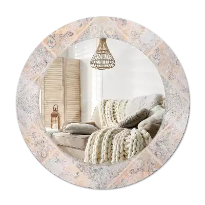 Tiskano okroglo ogledalo Obrabljene ploščice