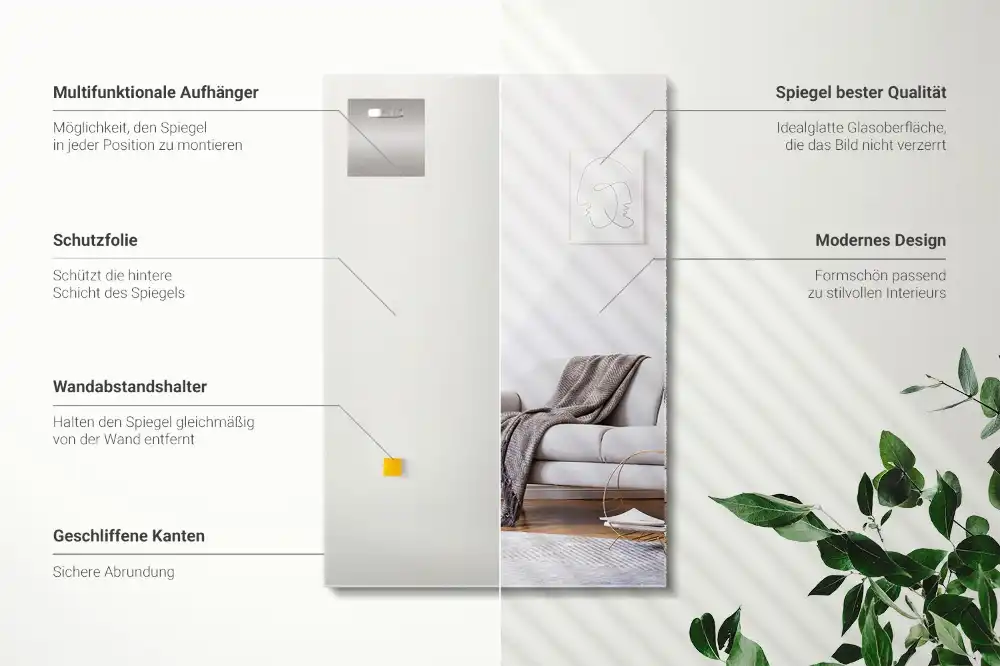 Pravokotno ogledalo klasično