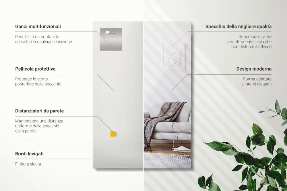 Pravokotno ogledalo klasično