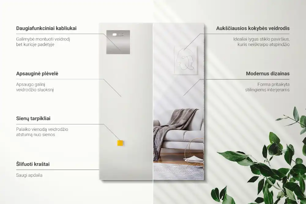 Pravokotno ogledalo klasično