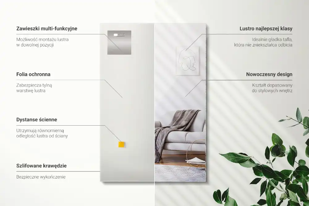 Pravokotno ogledalo klasično