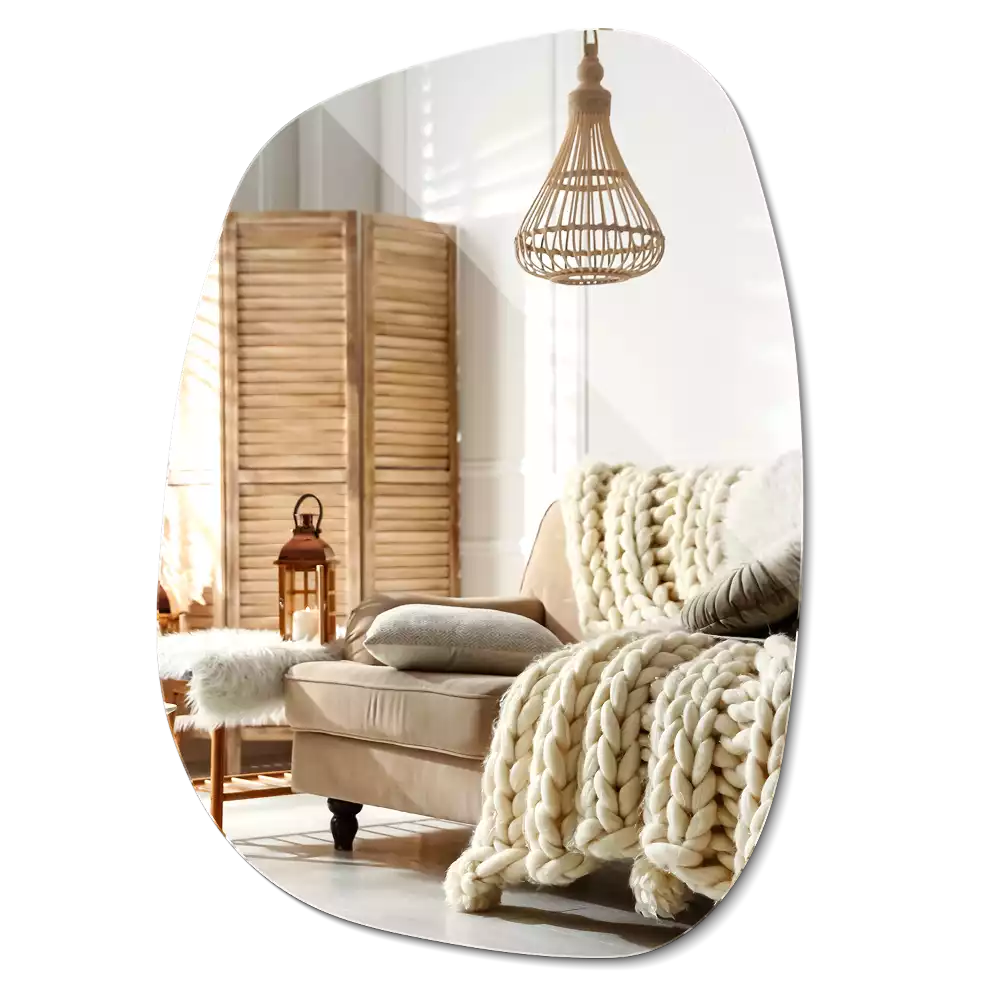 Organsko ogledalo nežna oblika