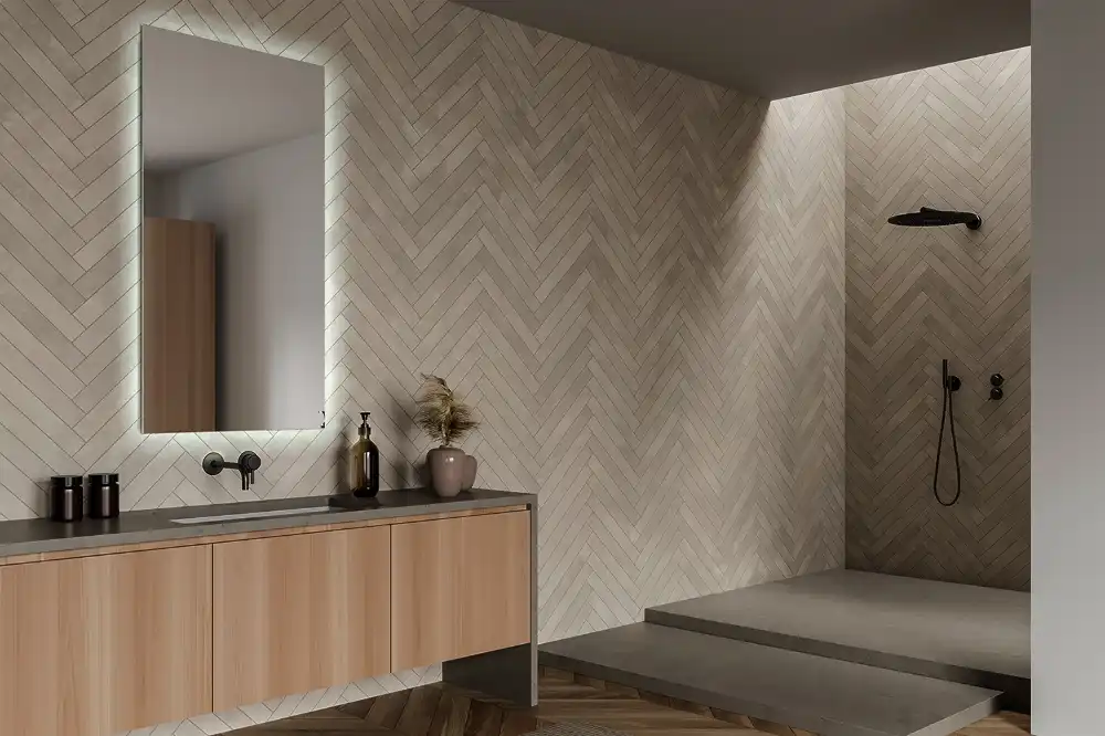 Pravokotno ogledalo z LED osvetlitvijo