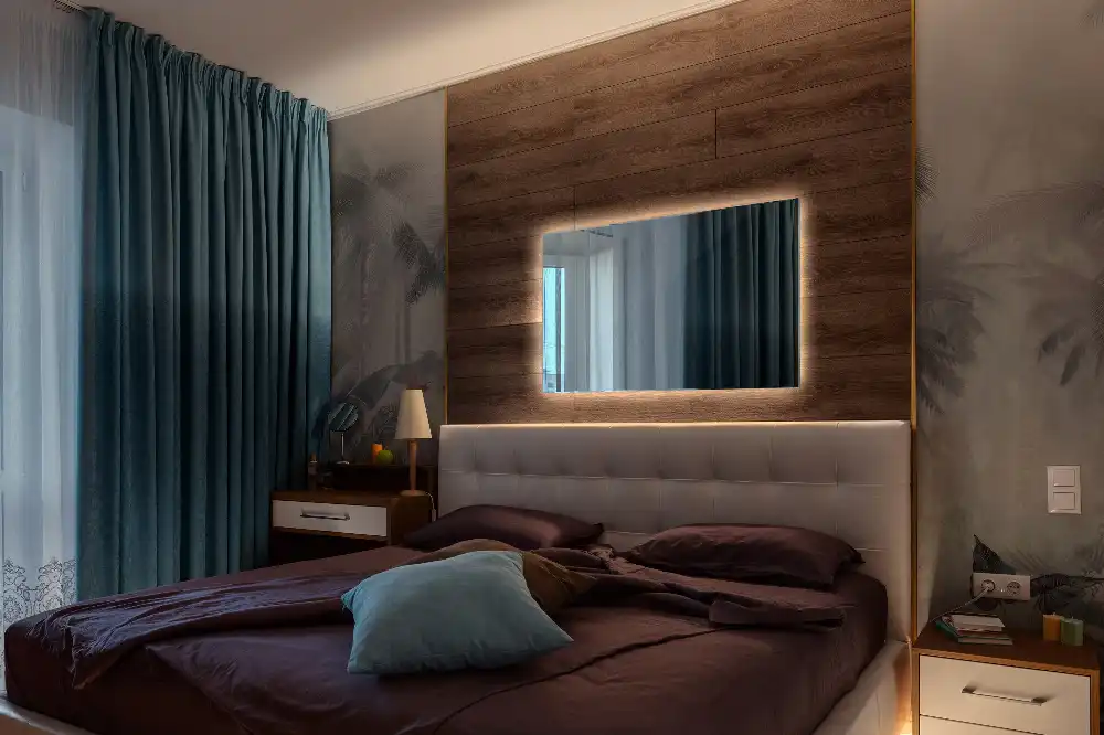 Pravokotno ogledalo z LED osvetlitvijo