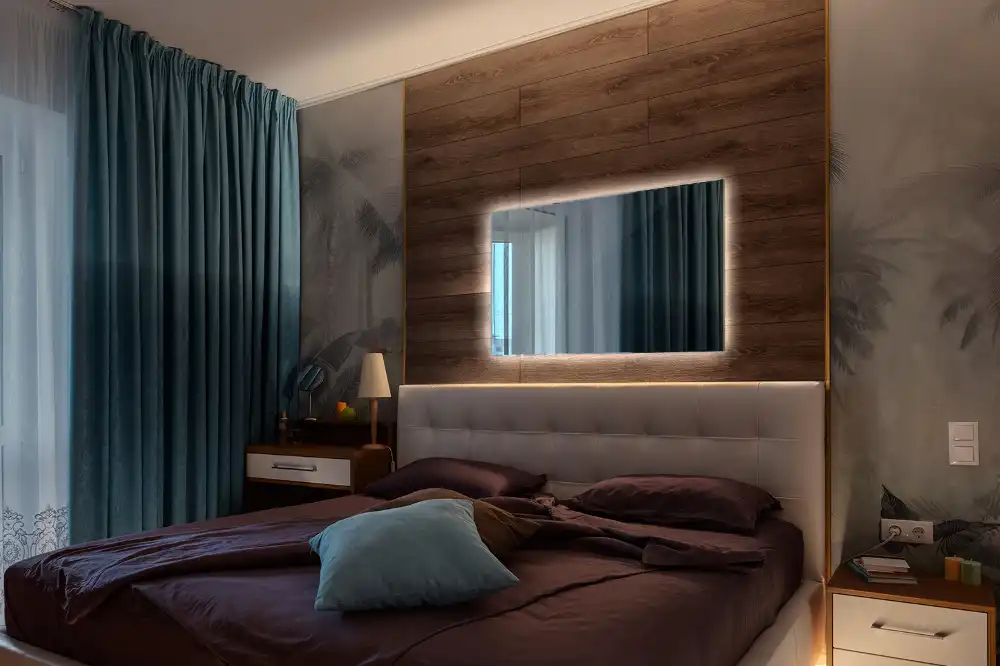 Pravokotno ogledalo z LED osvetlitvijo