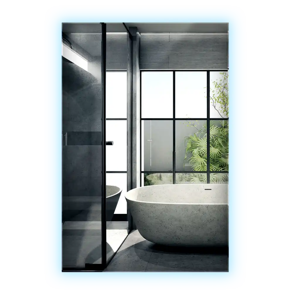 Pravokotno ogledalo z LED osvetlitvijo