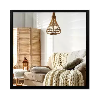 Pravokotno ogledalo s črnim okvirjem