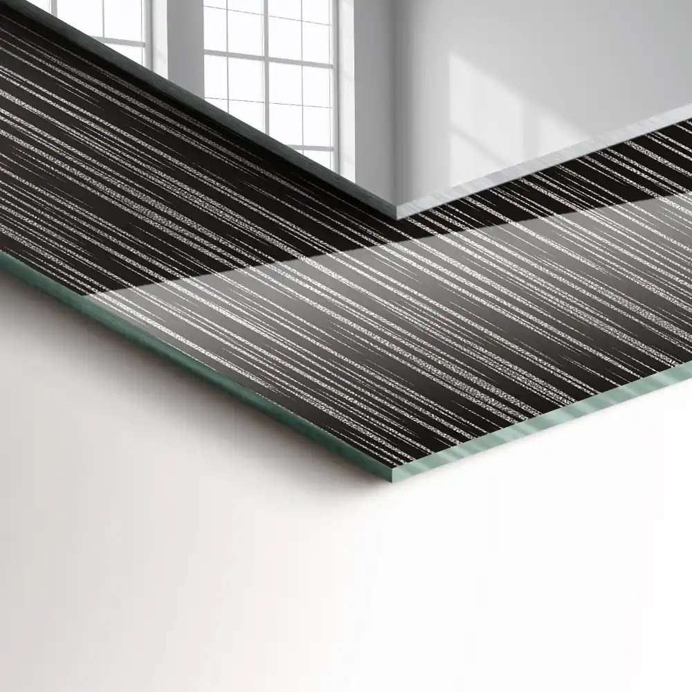 Tiskano pravokotne ogledalo Moderne linije