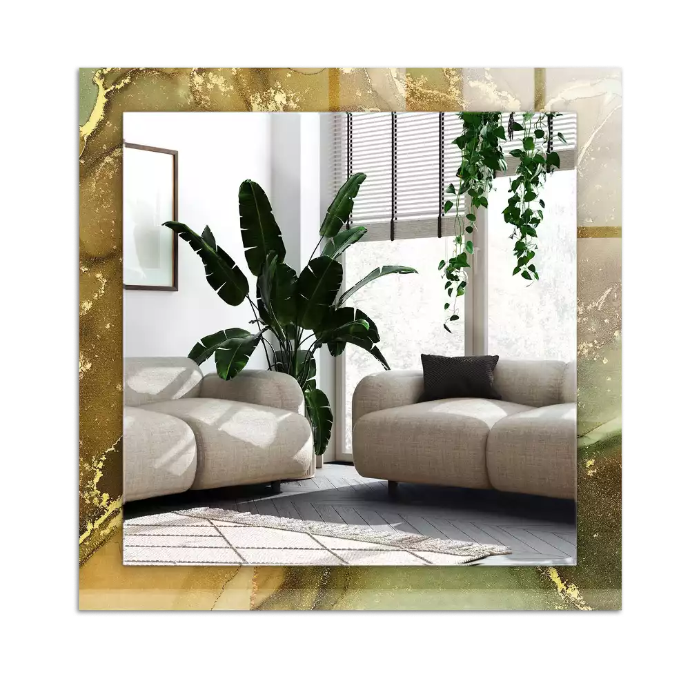 Pravokotne okrasno ogledalo Abstraktna umetnost