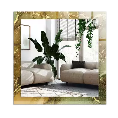 Pravokotne okrasno ogledalo Abstraktna umetnost