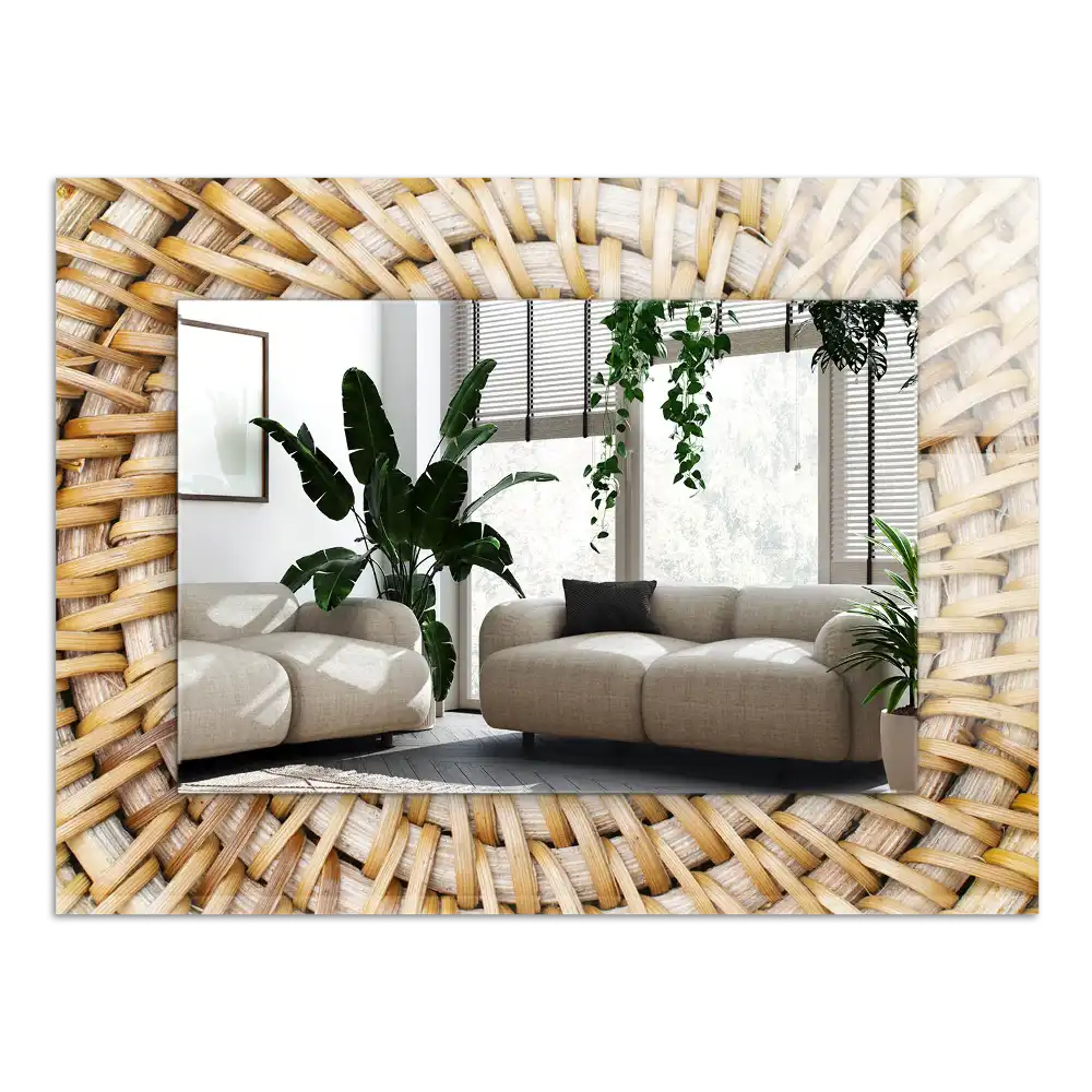 Tiskano pravokotne ogledalo Pletenje