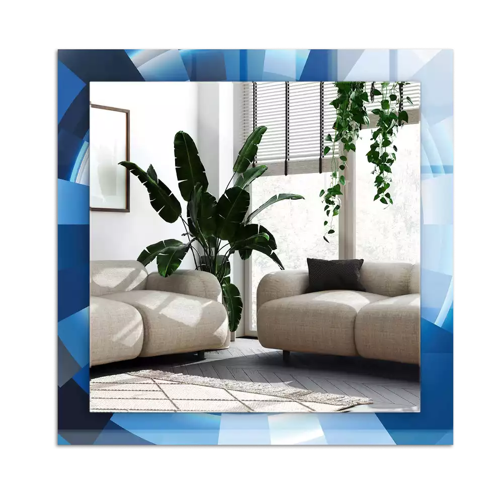 Pravokotne ogledalo s potiskanim okvirjem Abstraktni tunel