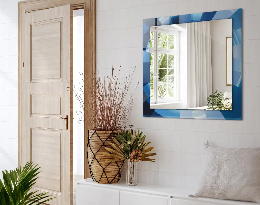 Pravokotne ogledalo s potiskanim okvirjem Abstraktni tunel