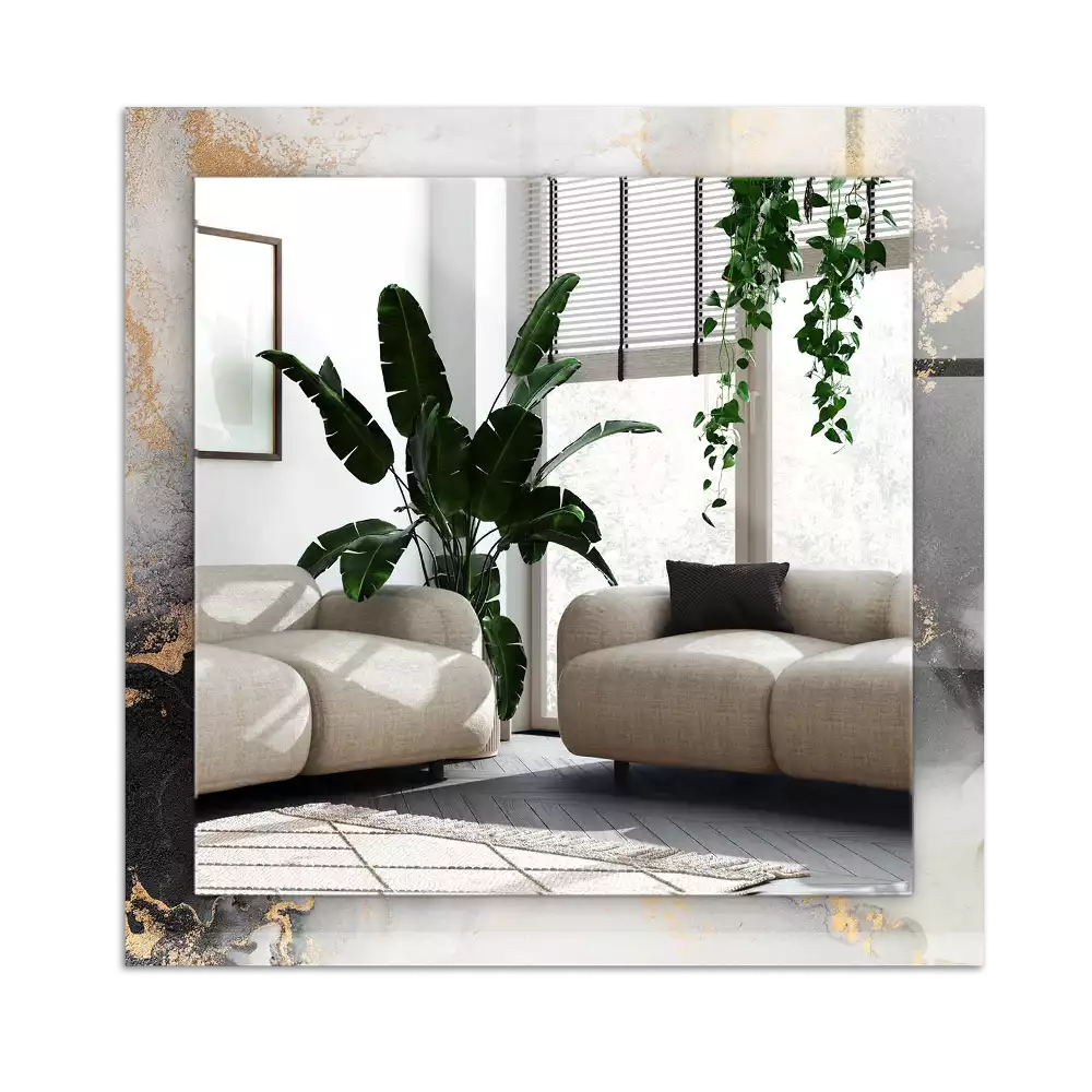 Pravokotne okrasno ogledalo Abstraktna moderna umetnost