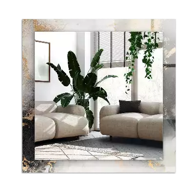 Pravokotne okrasno ogledalo Abstraktna moderna umetnost