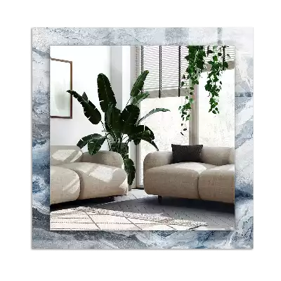 Tiskano pravokotne ogledalo Marmor v odtenkih